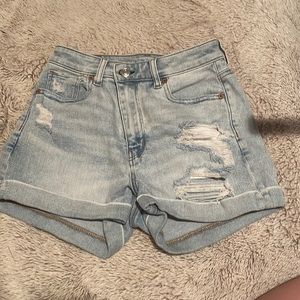 American eagle high rise mom shorts